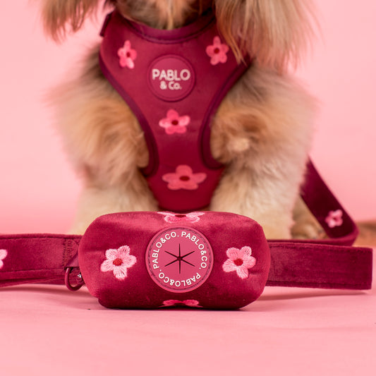 Bloom Baby Bloom: Velvet Poop Bag Holder