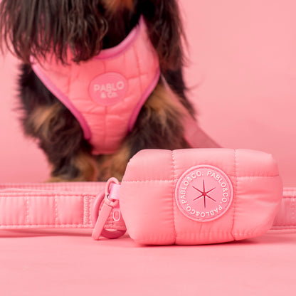 Pink Puffer: Poop Bag Holder