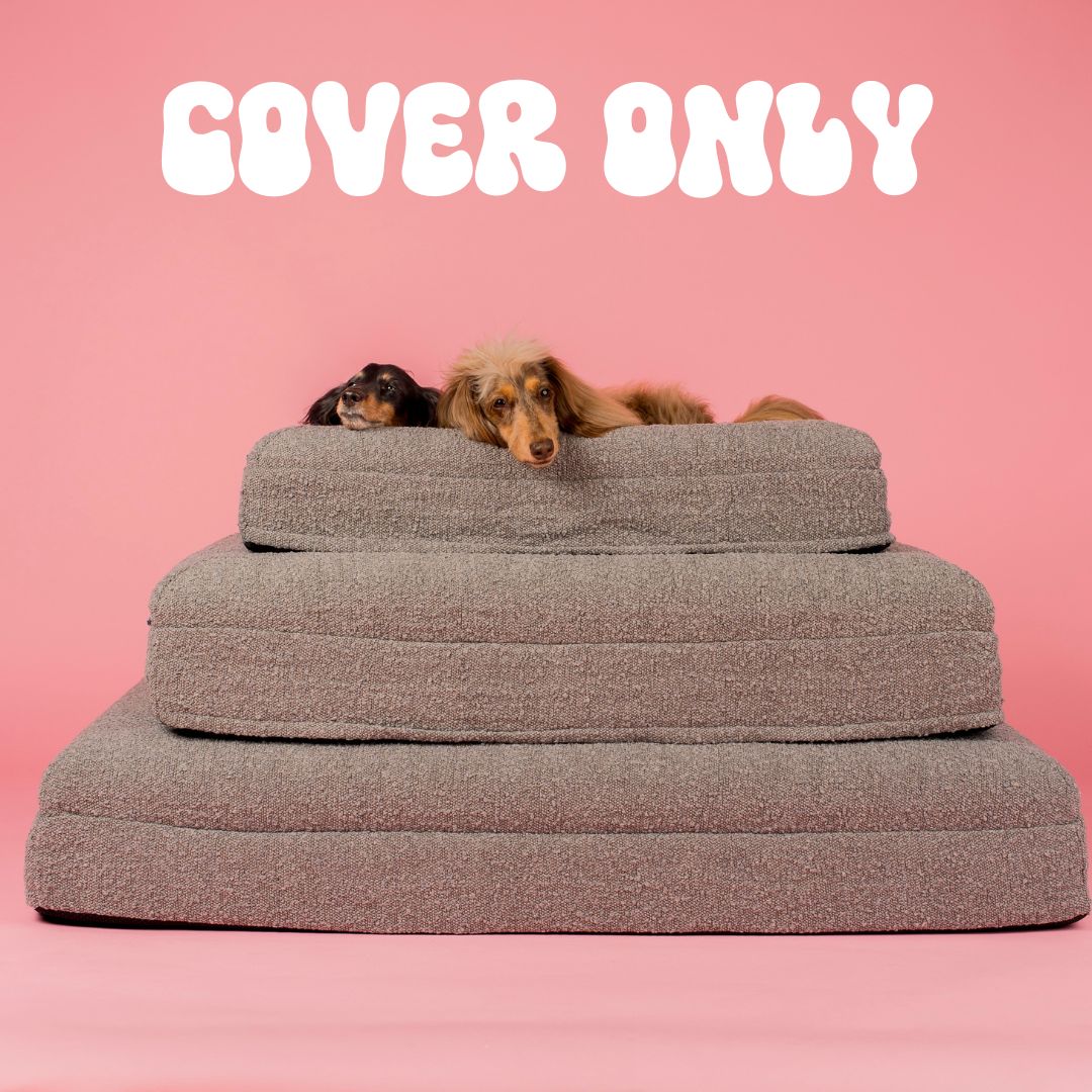 Boucle Dog Bed Cover: Storm (cover only)