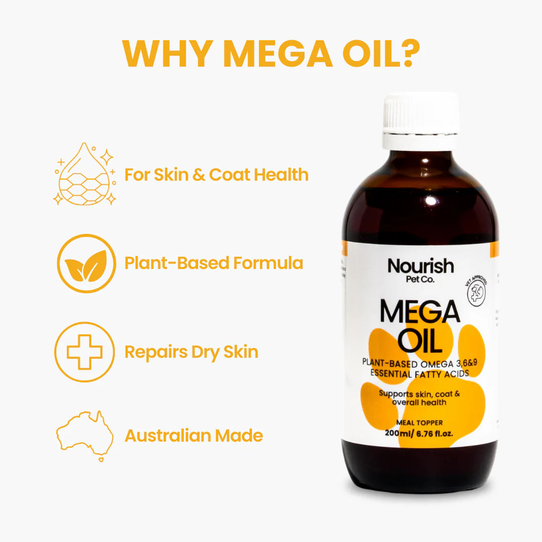 Nourish Pet Company: Mega Oil 200ml