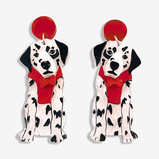 Dalmatian Pet Earrings