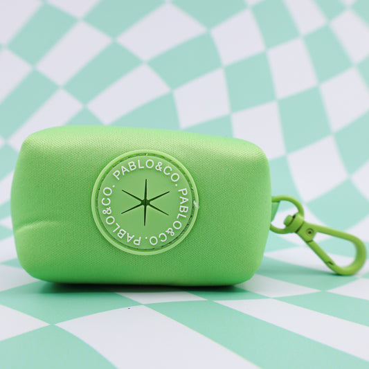 Lime: Poop Bag Holder