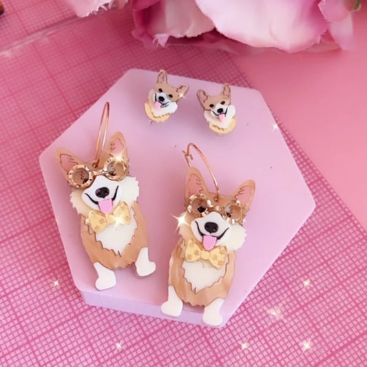 Corgi Pet Earrings