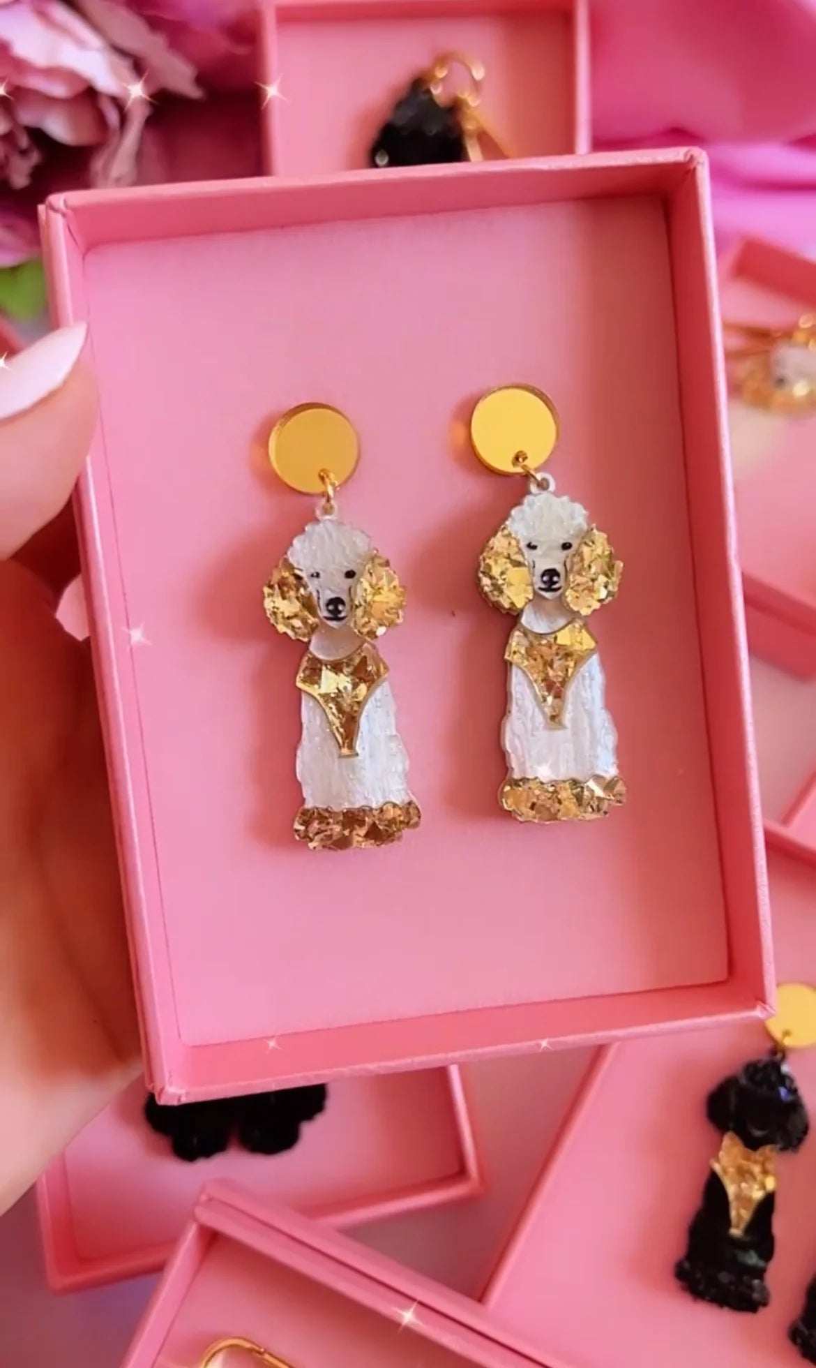 Poodle Pet Earrings