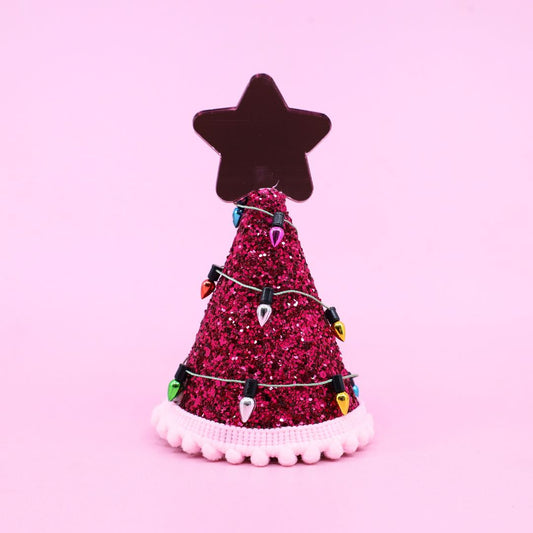 Pablo's Christmas Pawty Hat: The Christmas Tree - Pink