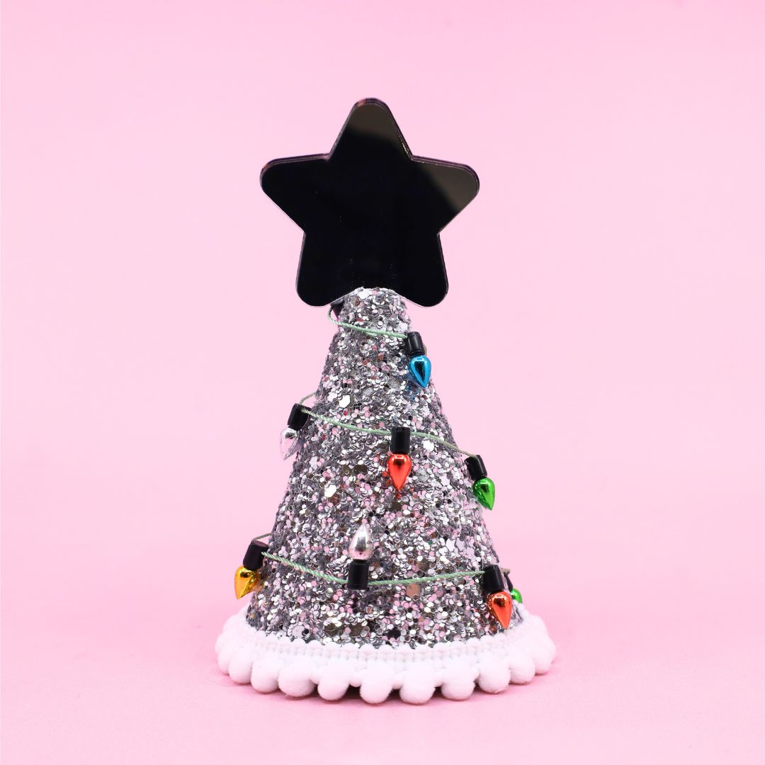 Pablo's Christmas Pawty Hat: The Christmas Tree - Silver
