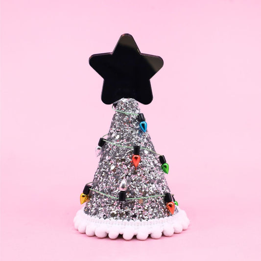 Pablo's Christmas Pawty Hat: The Christmas Tree - Silver