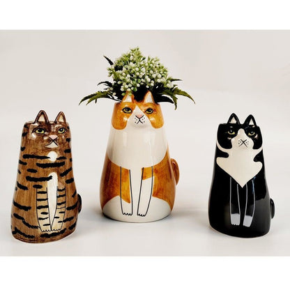 Cat Vase