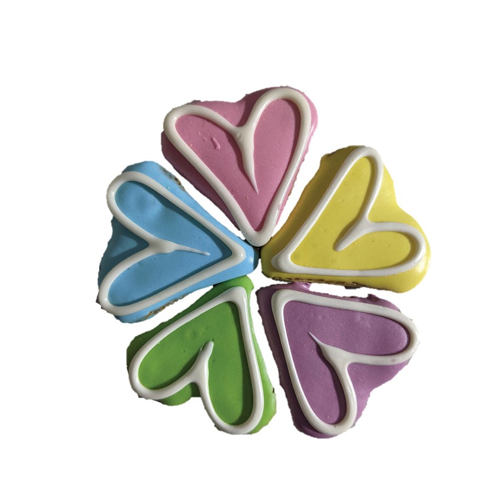 Huds & Toke: Love Heart Cookies 5 Pack