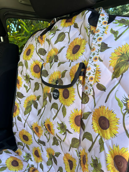 Sunflowers: Deluxe Single Car Seat Cover