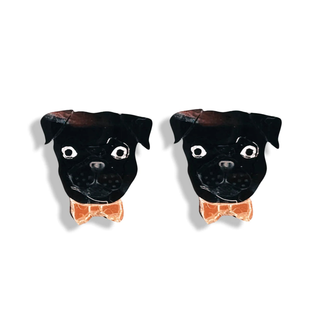 Pug Pet Earrings