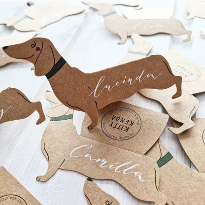 Dachshund: Place Cards