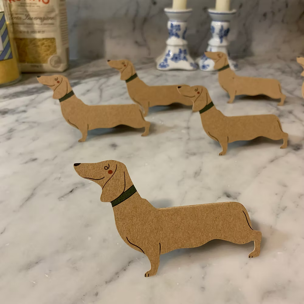 Dachshund: Place Cards