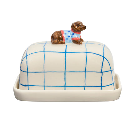 Robert Gordon Dachshund Butter Dish