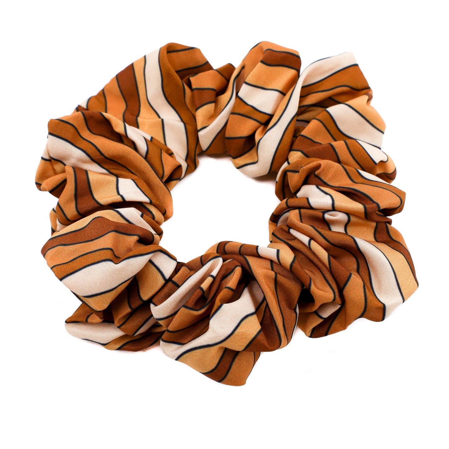 Espresso Swirls Scrunchie