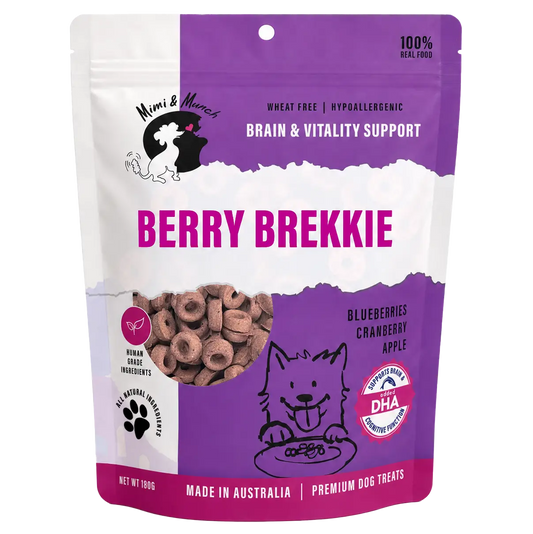 Mimi & Munch Berry Brekkie Dog Biscuits