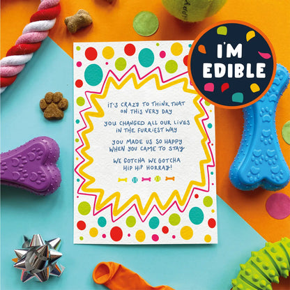 Edible Card For Dogs