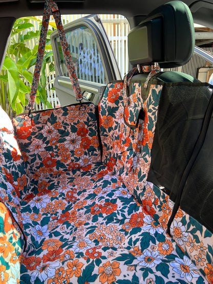 Wildflowers: Deluxe Hammock Car Seat Cover