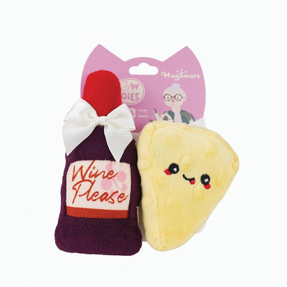 Meow Buddies: Cheese & Wine Cat Toy