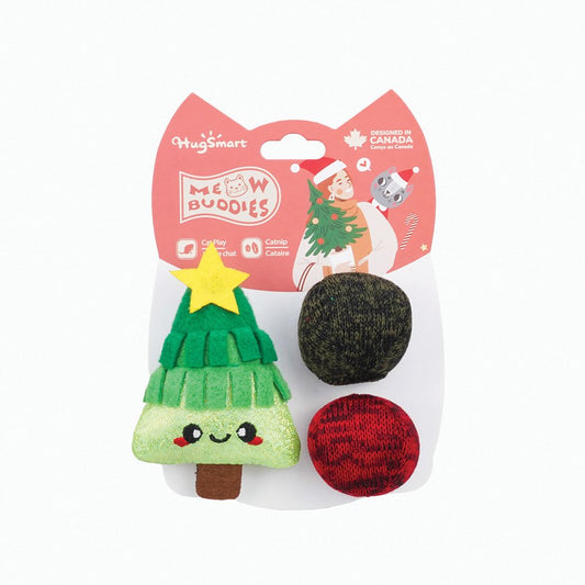 Meow Buddies: Christmas XMAS Tree & Balls Cat Toy