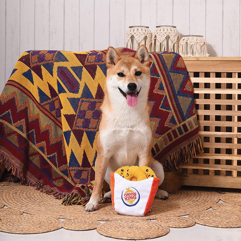 Onion Ring Dog Burrow Toy