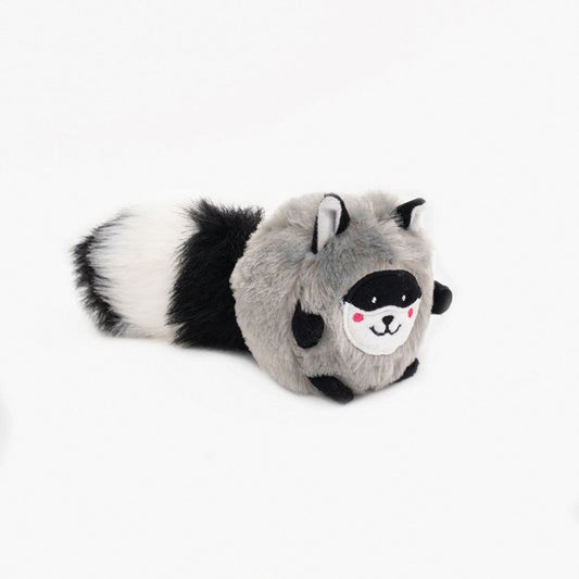 Zippy Paws: Bushy Throw Raccoon Toy