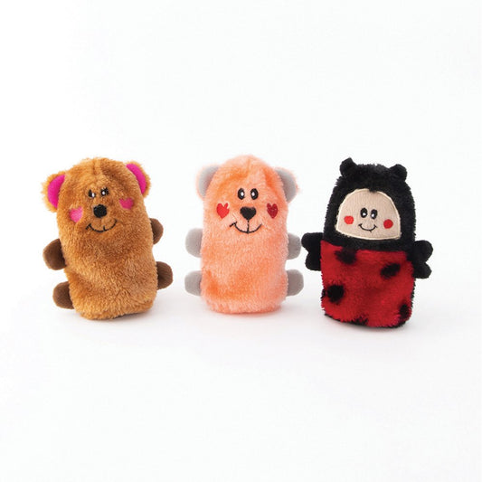 Zippy Paws: 3pk Squeaky Buddies Bears