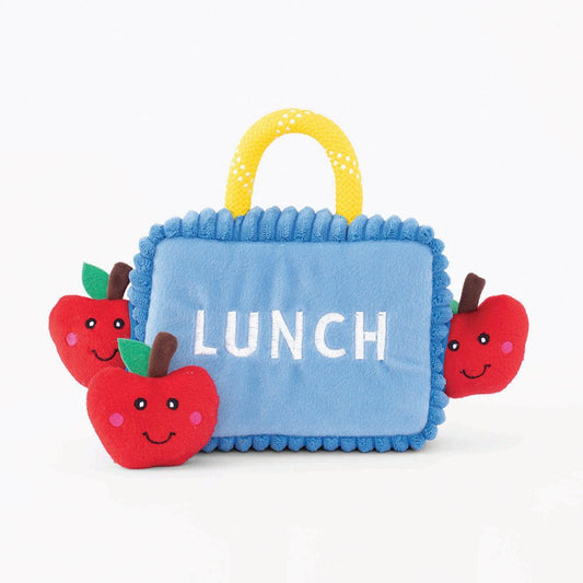 Zippy Paws: Apple Lunchbox Burrow Toy