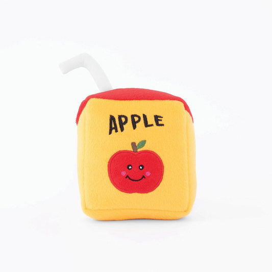 Zippy Paws: Apple Juicebox Squeaker Toy