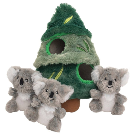 Zippy Paws: Koala in Tree Burrow Toy