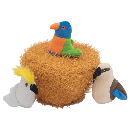 Zippy Paws: Australian Birds Nest Burrow Toy