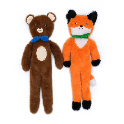 Zippy Paws: Fluffy Peltz - Bear & Fox