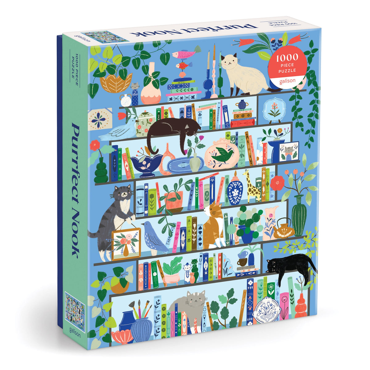 GALISON PURRFECT NOOK PUZZLE-1000PC