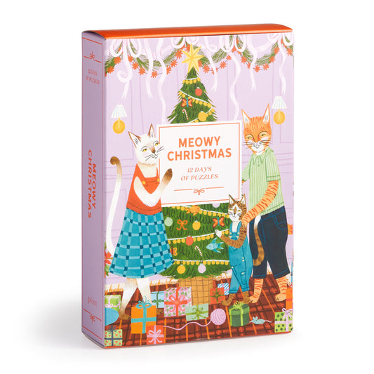 Meowy Christmas 12 Days of Puzzles: 500pc Countdown Puzzle