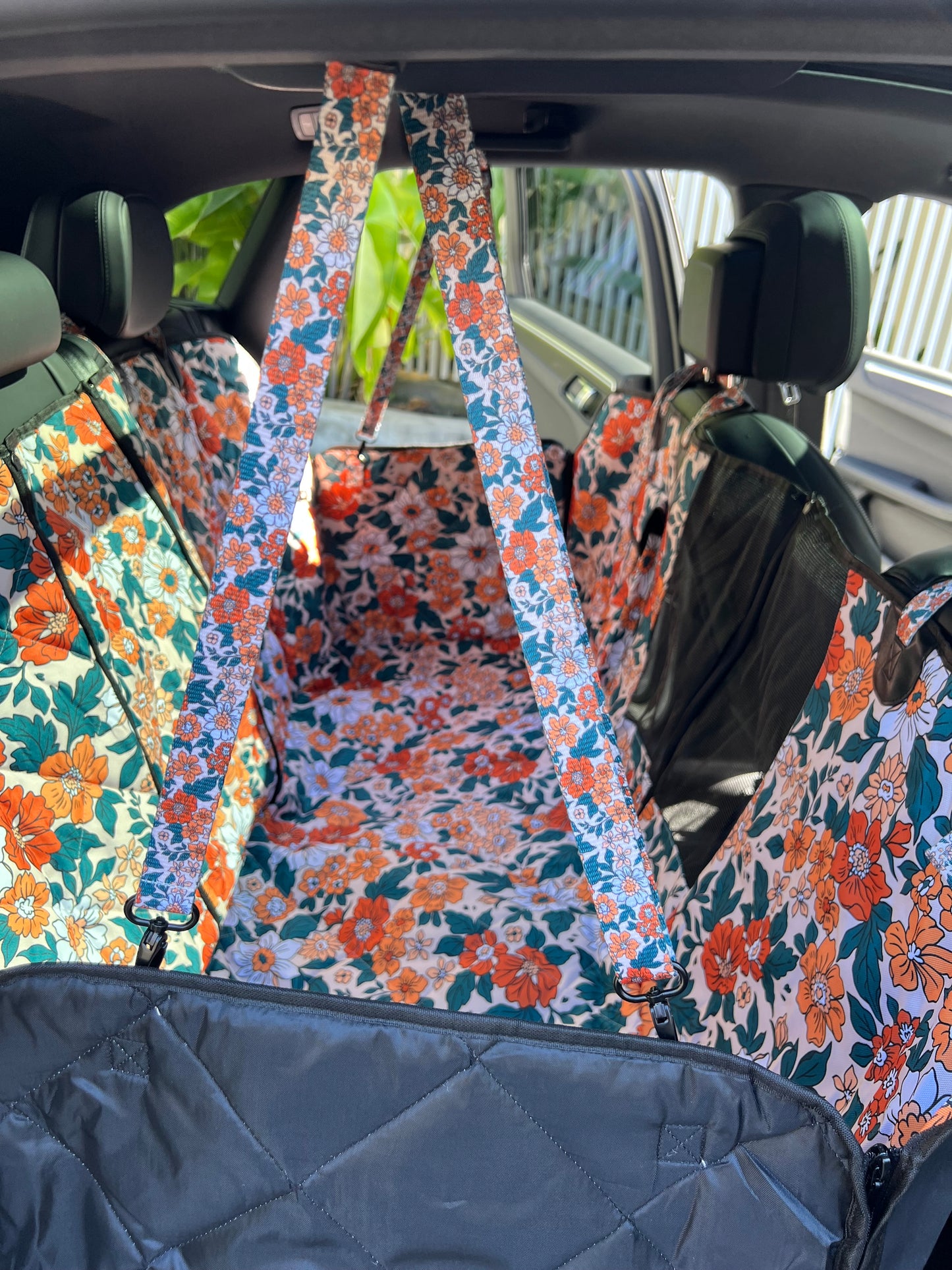 Wildflowers: Deluxe Hammock Car Seat Cover