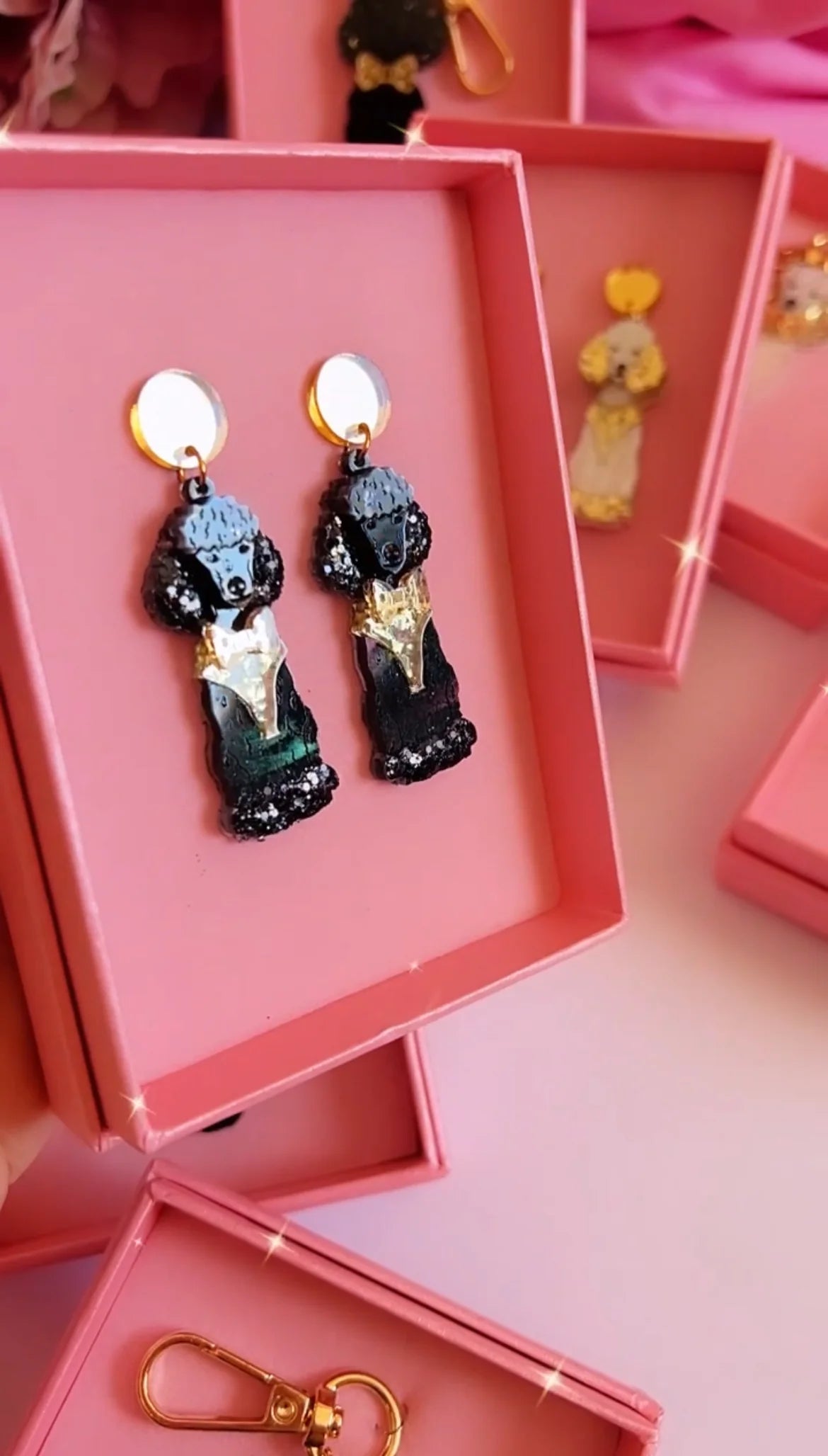 Poodle Pet Earrings