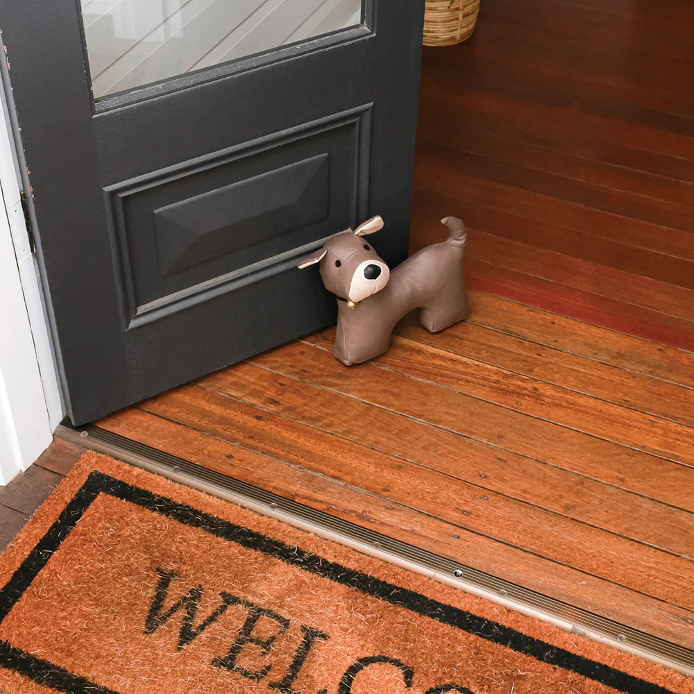 Brown Dog Doorstop