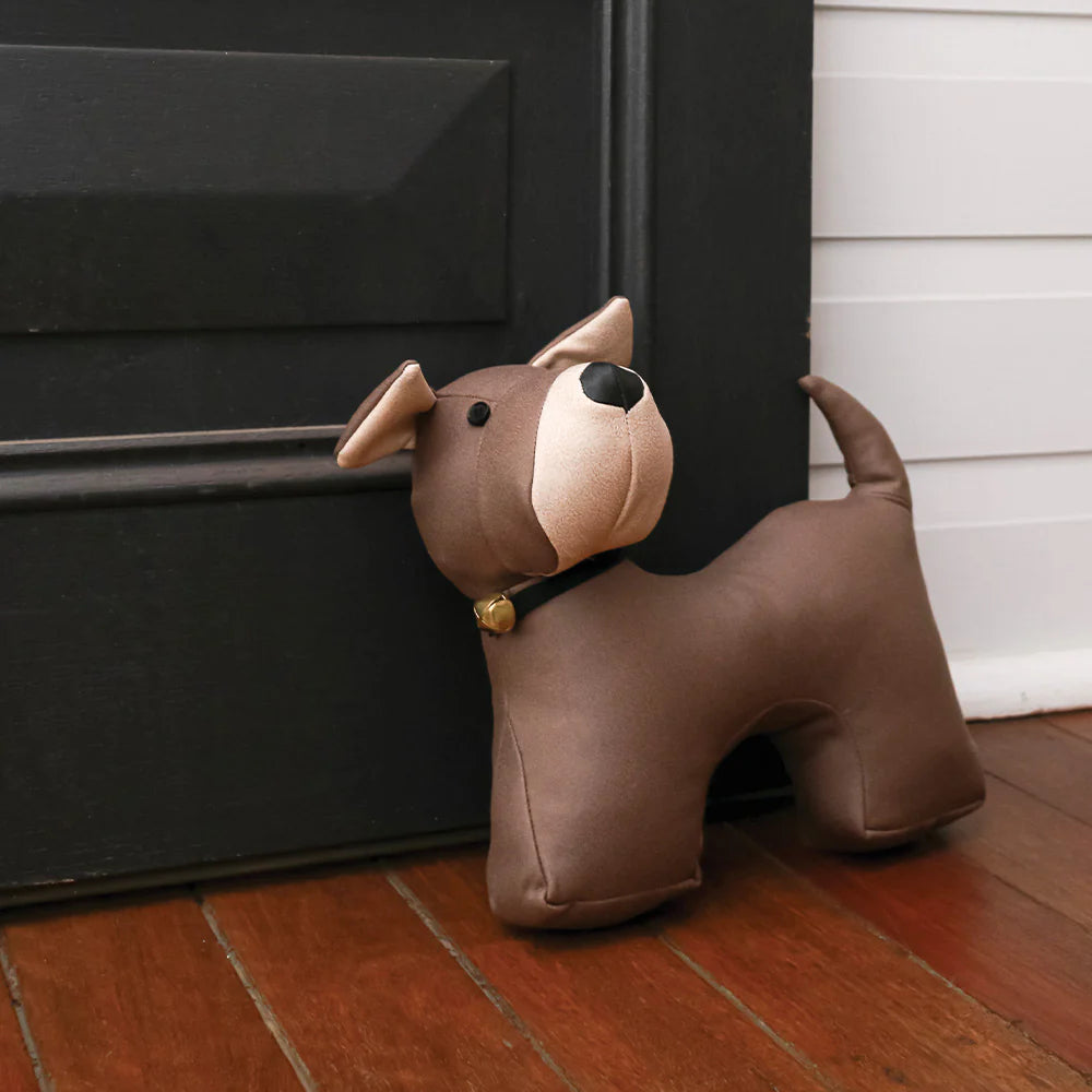 Brown Dog Doorstop