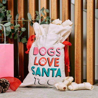 Dog Santa Sack - Dogs Love Santa Too