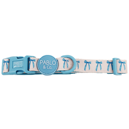 Baby Blue Bows: Collar