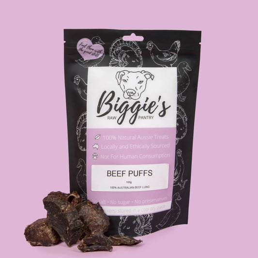 Beef Lung Puffs: Biggie's Raw Pantry