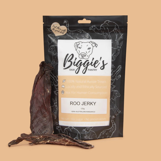Roo Jerky: Biggie's Raw Pantry