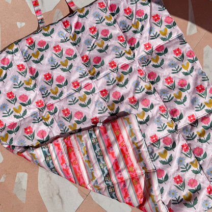 Deluxe Travel Mat: The Blooming Dachshund