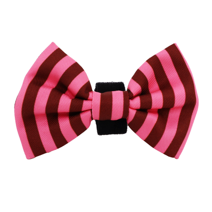 Blushing Stripes: Bow Tie