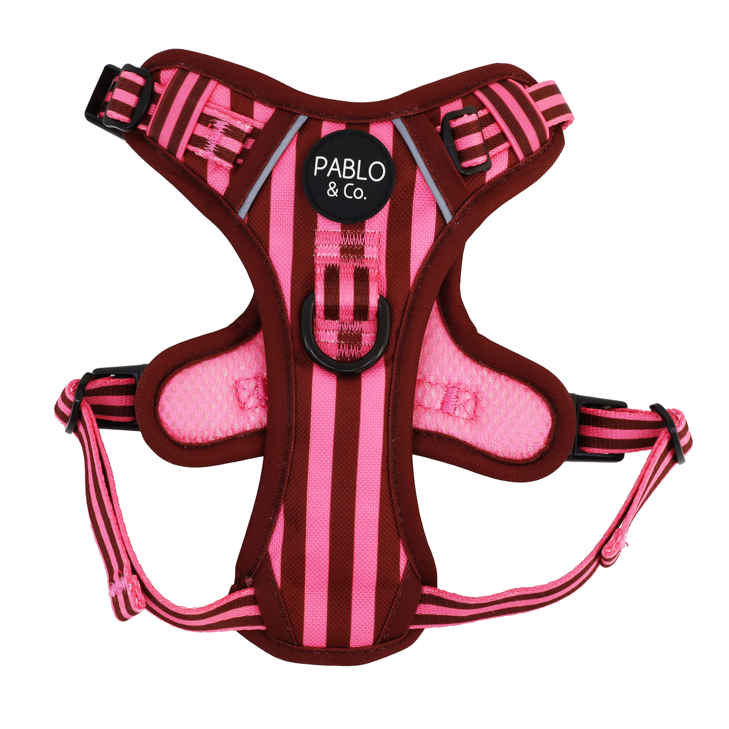 Blushing Stripes: No Pull Adventure Harness