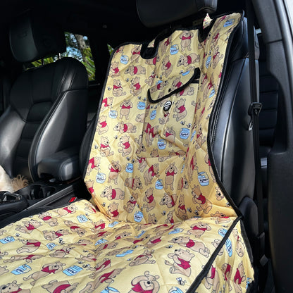 Winnie the Pooh & Bee's: Deluxe Single Car Seat Cover