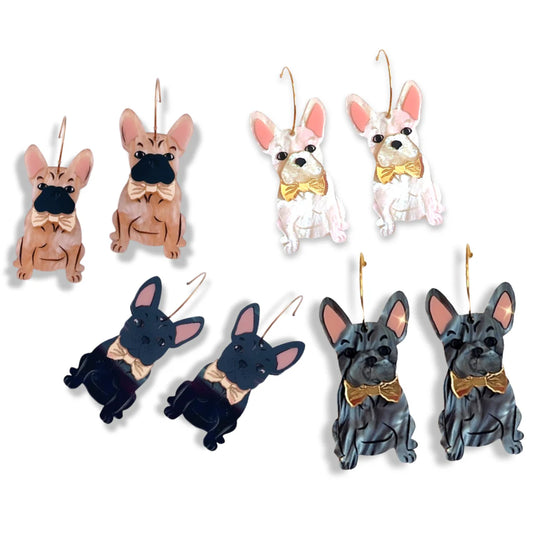 Frenchie Pet Earrings