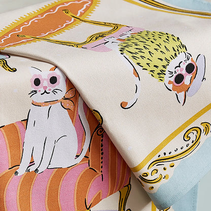 Cool Cats Tea Towel