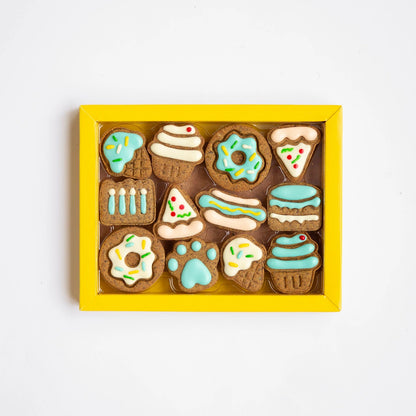 Golden Barkery: Dog Biscuits - Celebration Box Blue