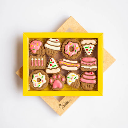 Golden Barkery: Dog Biscuits - Celebration Box Pink